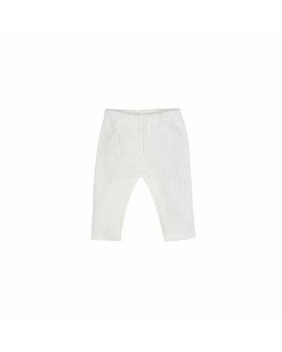 Nanami gebreide rib broek baby offwhite online kopen? | BabyPlanet