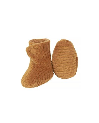 Nanami Slofjes Mini Rib Velvet Sand 6-12 Maanden online kopen? | BabyPlanet