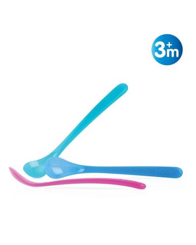 Nuby warmtegevoelige lepeltjes met lange handgreep online kopen? | BabyPlanet