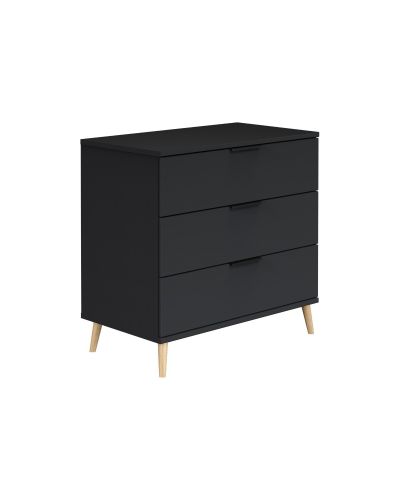 Paidi - Transland Commode Melle Zwart - Eiken