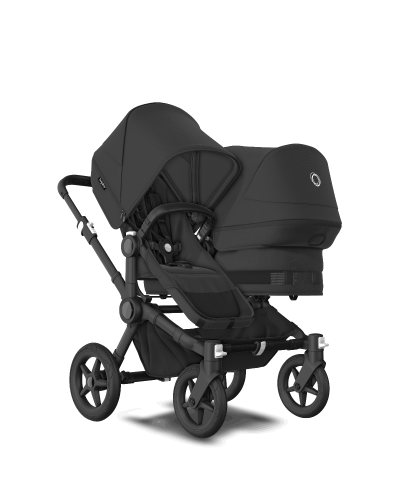 Bugaboo Donkey5 duo kinderwagen Black- midnight black online kopen? | BabyPlanet