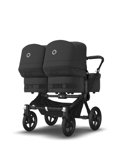 Bugaboo Donkey5 tweeling kinderwagen black - midnight black online kopen? | BabyPlanet