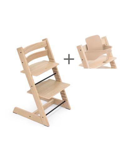 Stokke® Tripp Trapp® Oak Natural Incl. BabySet™ Naturel