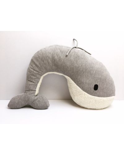 Nanami Voedingskussen Walvis Momo Grijs Online kopen? | BabyPlanet