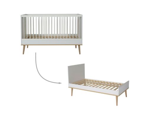 Quax Doorgroeiledikant Flow White & Oak 70 x 140