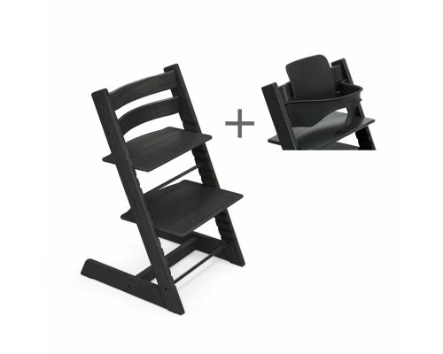 Tripp Trapp® kinderstoelset + Tripp Trapp® Newborn Set Black