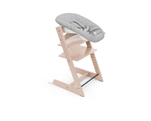 Stokke Tripp Trapp serene pink (roze) met Newborn set online kopen? | BabyPlanet