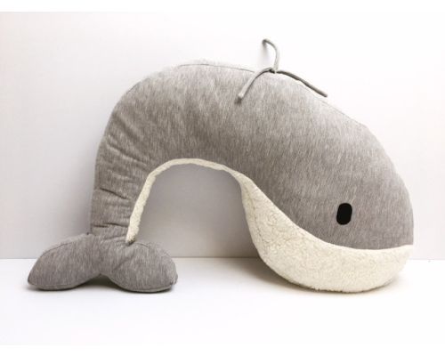 Nanami Voedingskussen Walvis Momo Grijs Online kopen? | BabyPlanet