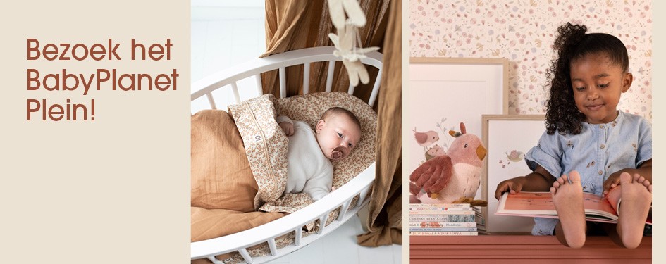 BabyPlanet Plein op de Huisje Boompje Baby beurs 2023 in Groningen