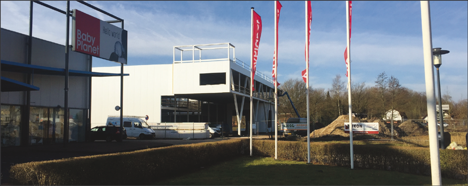 Nieuwbouw BabyPlanet Nieuwe BabyPlanet winkel in Drachten