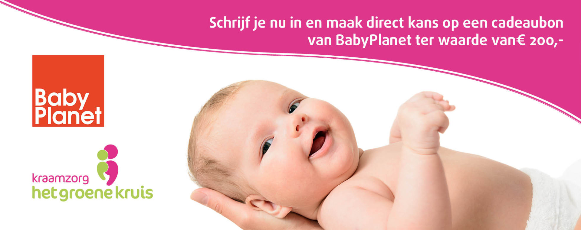 Win shoptegoed bij Kraamzorg Het Groene Kruis Maak kans op 200,00